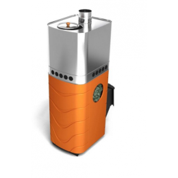 Дровяная печь для бани TMF Бирюса 2013 Carbon ДА ЗК терракота